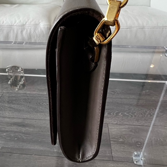 [Authentic] LOUIS VUITTON | CHAIN LOUIS GM CALFSKIN GRANIT - Picture 6 of 14